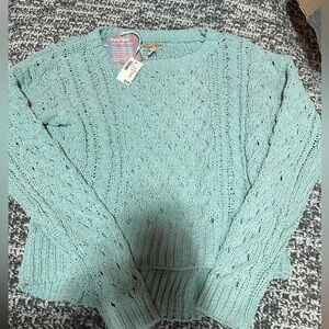 Aero blue knit sweater